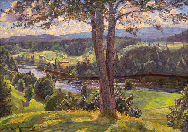 Carl Johansson - Landscape View from Viken, Ramsele
