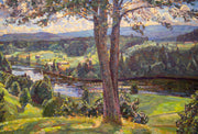 Carl Johansson - Landscape View from Viken, Ramsele