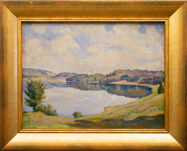 Ernst Suter - A Lake View, 1930