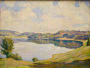 Ernst Suter - A Lake View, 1930