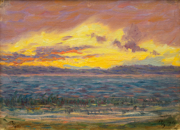 Erik Tryggelin - Scandinavian Coastal Landscape, 1916
