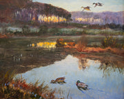 William Gislander - Landscape With Ducks