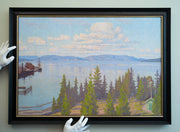 Oscar Sivertzen - Fjord Landscape, 1915