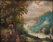 Adriaen Van Stalbemt - Abraham and the Sacrifice of His Son Isaac