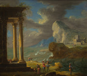 Capriccio with Figures at a Temple