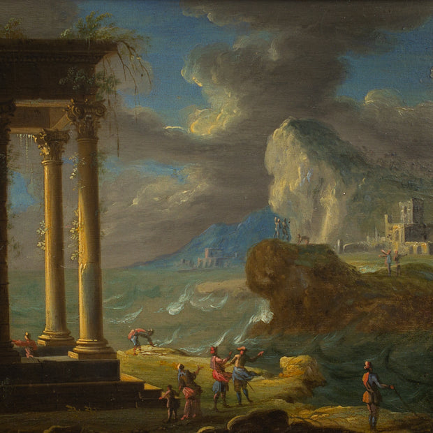 Capriccio with Figures at a Temple