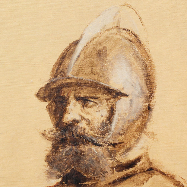 Ernest Meissonier - Head of a Soldier