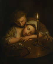 PHILIPPE MERCIER - LOVERS BY CANDLELIGHT