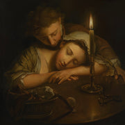 PHILIPPE MERCIER - LOVERS BY CANDLELIGHT